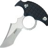 KUB404A.jpg Kubey Stheno Push Dagger Black G10 Fixed Blade Knife