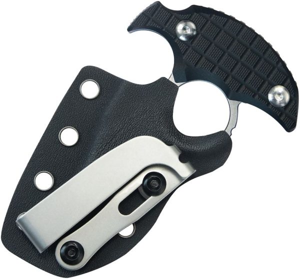 KUB404A_add_01.jpg Kubey Stheno Push Dagger Black G10 Fixed Blade Knife