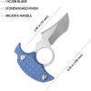 Kubey Stheno Push Dagger Blue Micarta Full Tang