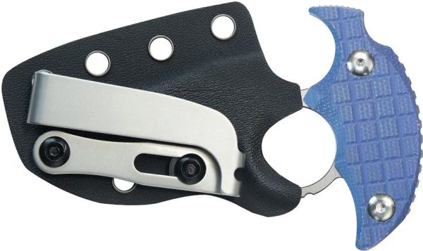 Kubey Stheno Push Dagger Blue Micarta Full Tang