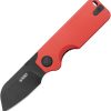 Kubey Boxer Linerlock Folding Knife 2.5" Red G10