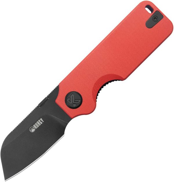 Kubey Boxer Linerlock Red G10 Sheepsfoot