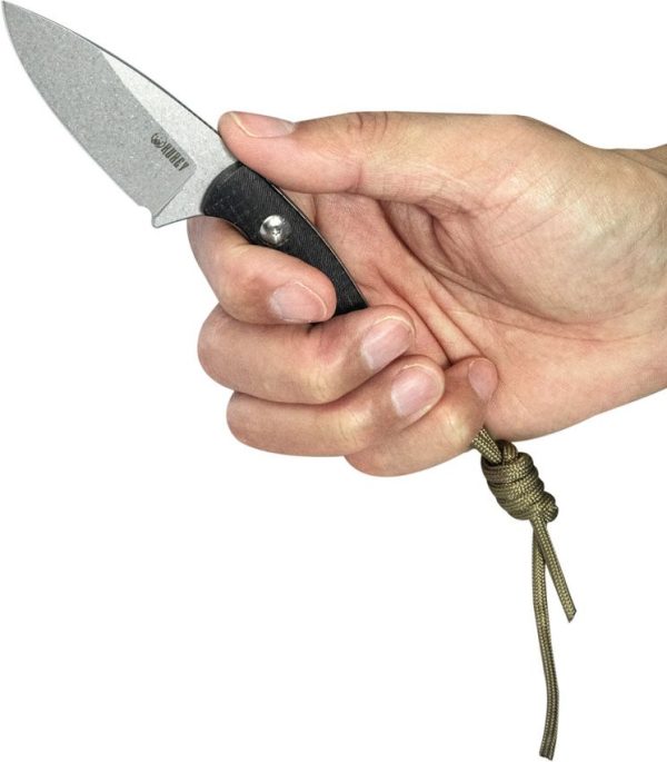 KUB411A_add_04.jpg Kubey Bloom Fixed Blade Black Micarta 14C28N