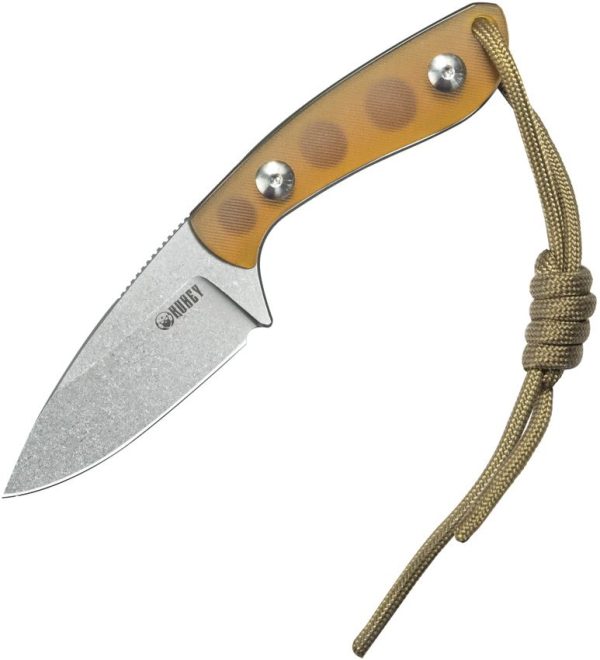 KUB411C.jpg Kubey Bloom Fixed Blade Ultem Handle 14C28N