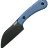 KUB412D.jpg Kubey Rockhopper BlackWash Wharncliffe Blue Canvas
