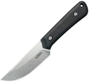 Kubey Thorn Drop Point Fixed Blade - Black G10