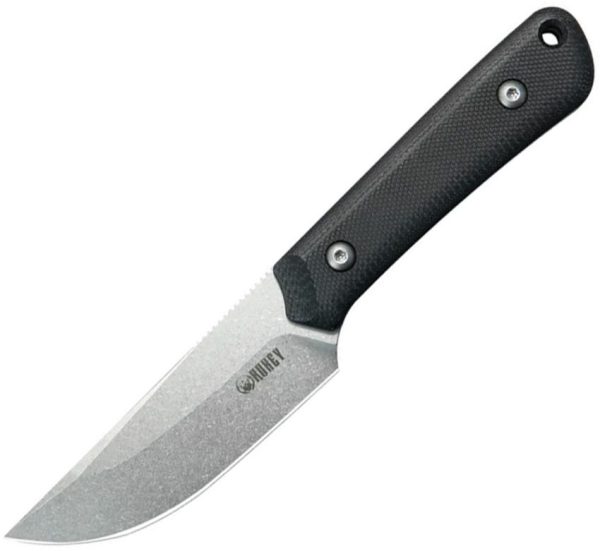 Kubey Thorn Drop Point Fixed Blade - Black G10