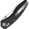 Kubey Caiman Crossbar Lock Folding Knife - Black G10