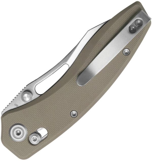 KUB421D_add_01.jpg Kubey Caiman Crossbar Lock Tan G10 Folding Knife