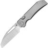 KB Knives Venom Folding Knife 3.5in S90V Sheepsfoot Linerlock Gray Ti