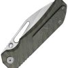 KB Knives Venom Top Linerlock Folding Knife 3.5" S90V Flame Ti