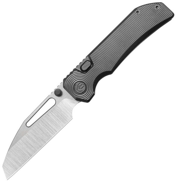 KB Knives Venom Top Linerlock 3.5" S90V Black DLC Titanium Folding Knife