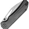 KB Knives Venom Top Linerlock 3.5" S90V Black DLC Titanium Folding Knife