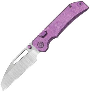 KB Knives Venom Top Linerlock 3.5" S90V Purple Titanium Folding Knife