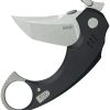 KUB439A_add_03.jpg Kubey Jaw Karambit Linerlock - Black G10 Tanto