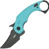 Kubey Jaw Karambit - Tiffany G10 Stonewash Tanto