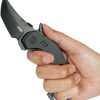 Kubey Jaw Karambit - Black G10 Stonewash Tanto