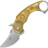 Kubey Jaw Pikal Karambit - Ultem Stonewash