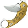 Kubey Jaw Pikal Karambit - Ultem Stonewash