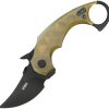 Kubey Jaw Pikal Karambit Linerlock - Ultem Handle