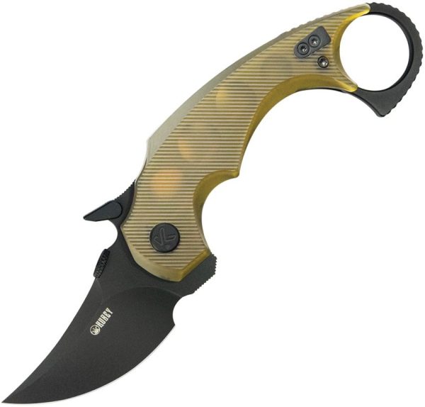 Kubey Jaw Pikal Karambit Linerlock - Ultem Handle