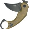 Kubey Jaw Pikal Karambit Linerlock - Ultem Handle