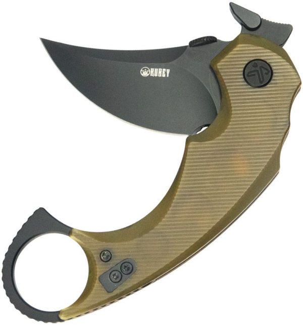 Kubey Jaw Pikal Karambit Linerlock - Ultem Handle