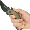 Kubey Jaw Pikal Karambit Linerlock - Ultem Handle