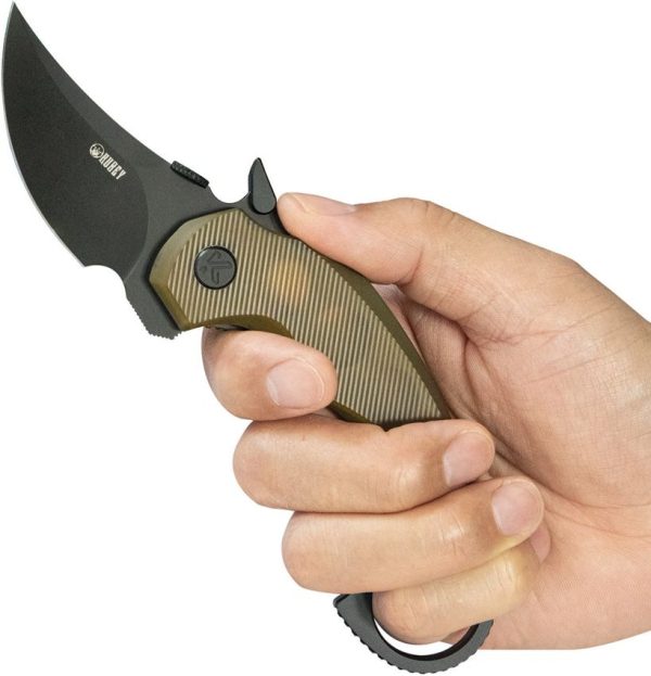 Kubey Jaw Pikal Karambit Linerlock - Ultem Handle