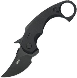 KUB440F.jpg Kubey Jaw Pikal Karambit Linerlock - Black G10