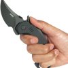 Kubey Jaw Pikal Karambit Linerlock - Black G10