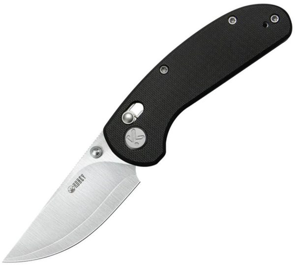 KUB449A.jpg Kubey Sparrow Crossbar Lock Black G10 - Drop Point