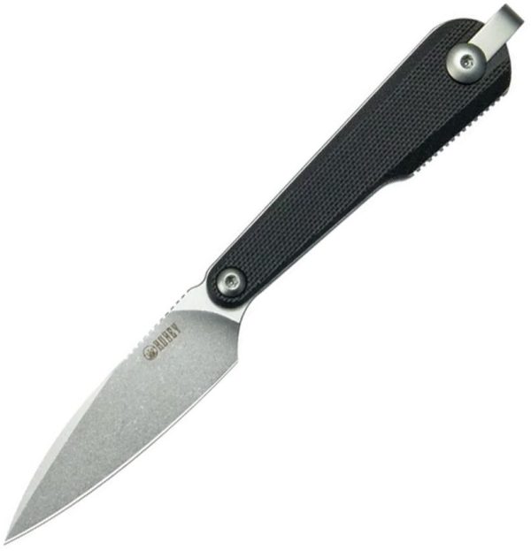 KUB452A.jpg Kubey Yag Wharncliffe Fixed Blade - Black G10