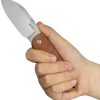 KUB455B_add_03.jpg Kubey Microburst Fixed Blade Sheepsfoot Brown Micarta
