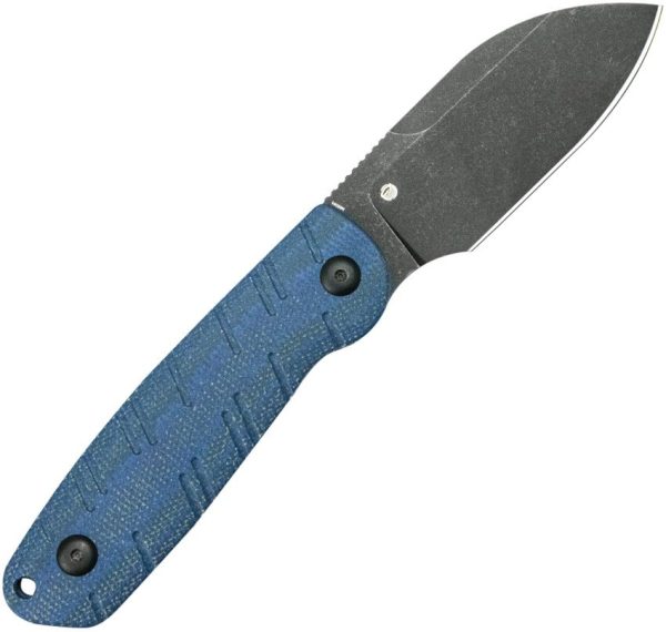 KUB455C_add_02.jpg Kubey Microburst Fixed Blade Drop Point Blue Micarta