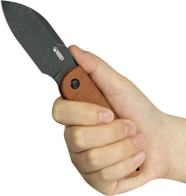 KUB455D_add_03.jpg Kubey Microburst Fixed Blade Sheepsfoot Brown Micarta