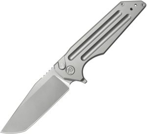 KB Knives Relentless Button Lock Gray M390
