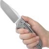 KB Knives Relentless Button Lock Gray M390