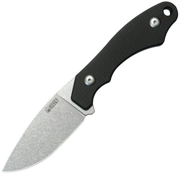 KUB467A.jpg Kubey TLB I Fixed Blade Drop Point Black G10