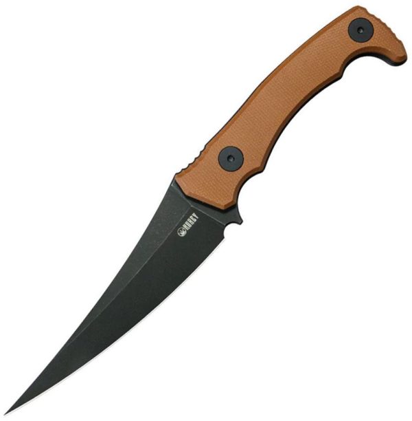 Kubey Sicarii Fixed Blade Skinner - BlackWash/Brown