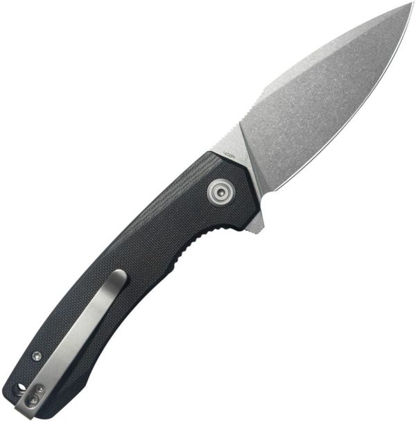 Kubey Calyce Linerlock Folding Knife - Black G10 SW