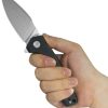 Kubey Calyce Linerlock Folding Knife - Black G10 SW