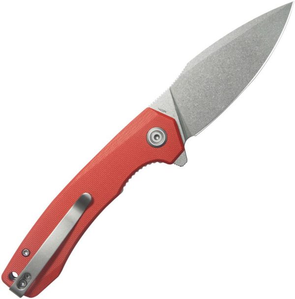 Kubey Calyce Linerlock Folding Knife - Red G10 SW