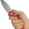 Kubey Calyce Linerlock Folding Knife - Red G10 SW