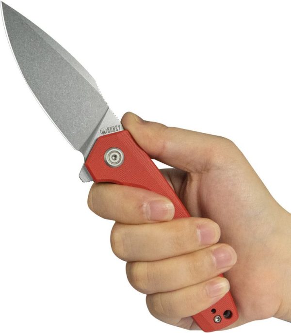 Kubey Calyce Linerlock Folding Knife - Red G10 SW