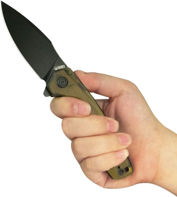 KUB901Z_add_03.jpg Kubey Calyce Linerlock Amber Ultem EDC Knife