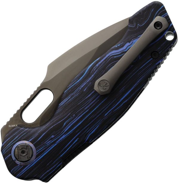 Kunwu Gringo Verta Lock Black Elmax Knife
