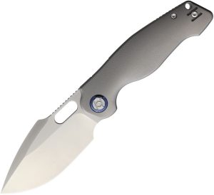KUNB712T2A.jpg Kunwu Gringo Verta Lock Folding Knife Elmax Satin Titanium