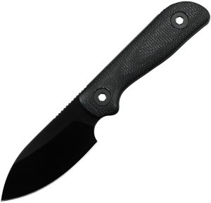 Kunwu Stiffy P Fixed Blade Black DLC VANADIS8 Steel Knife