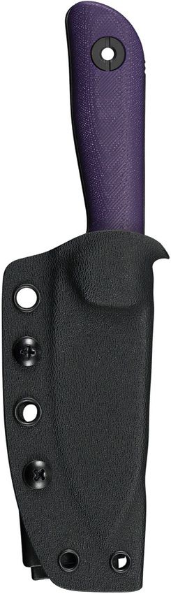 Kunwu Stiffy P Fixed Blade DLC Purple G10 VANADIS8 Steel